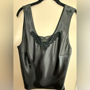 Vintage ESCAPADES Black Camisole Cami  Size 1X